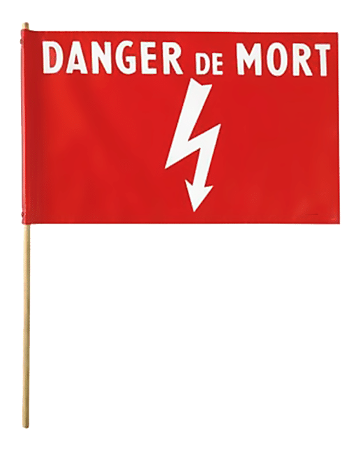 Kunststoffbanner für die Baustellenbeschilderung